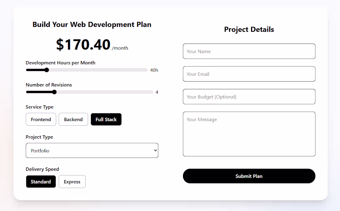 Cover image for Modern Portfolio Website Built with