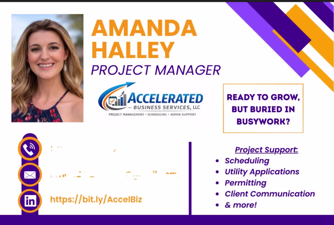 Cover image for Canva Postcard flyer created. (Contact