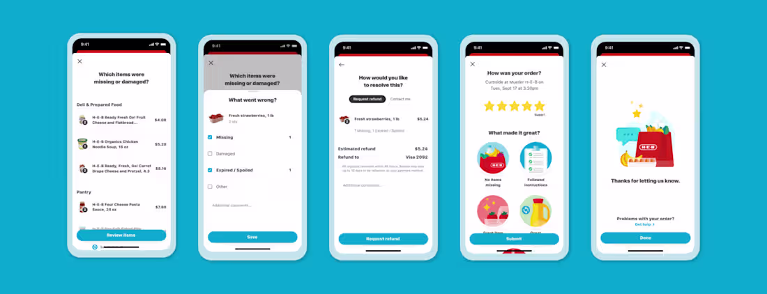 Cover image for Adding refunds to a grocery app