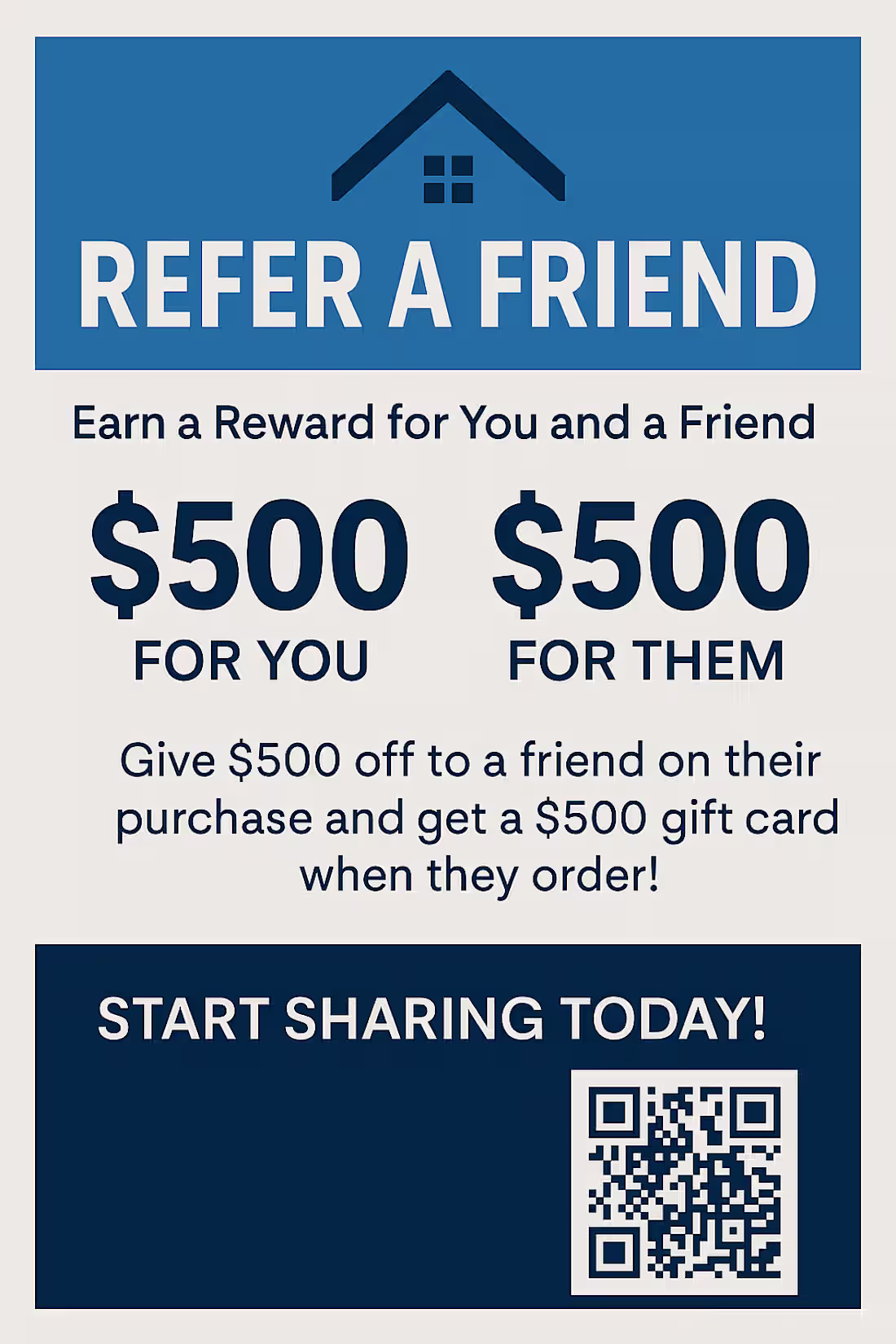 Cover image for Referral Flyer Design & Copywriting for Roofing Platform