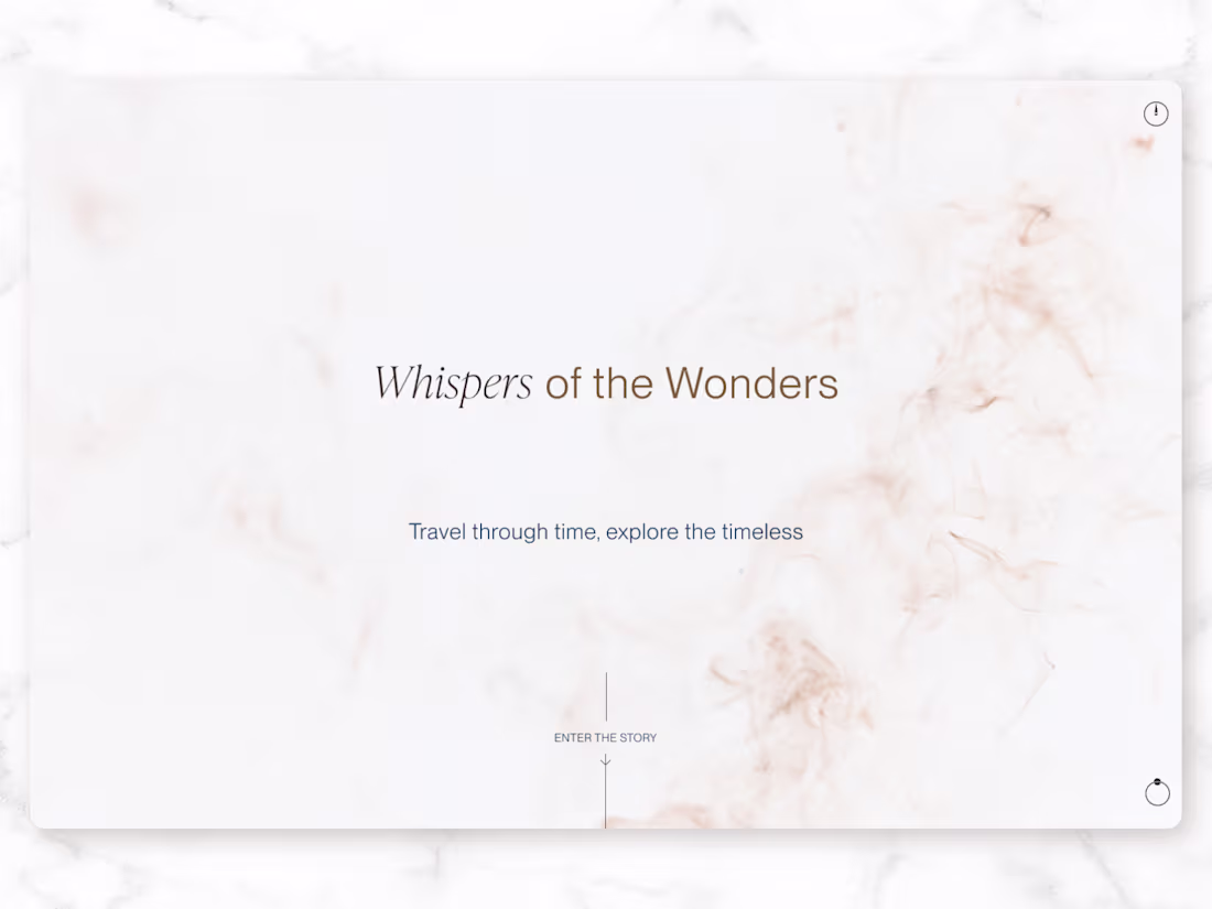 Cover image for Wonders of the World・Wix Studio Design + Development