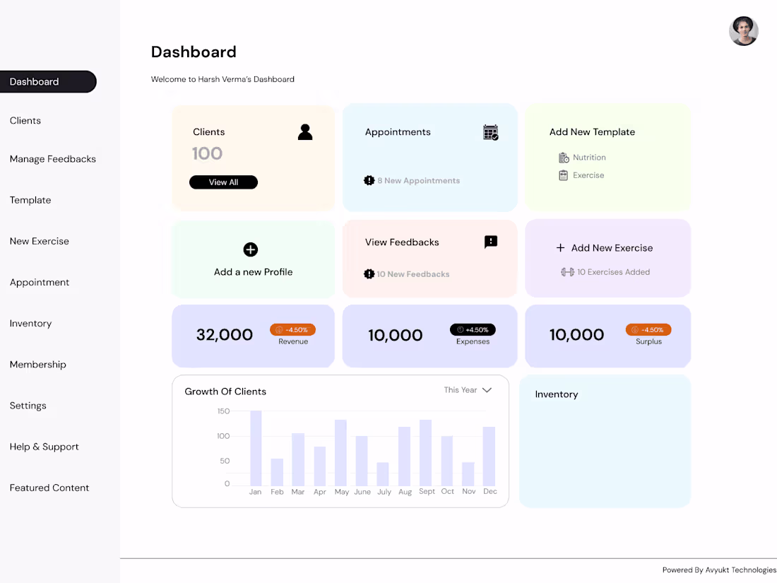 Cover image for Gym Management System