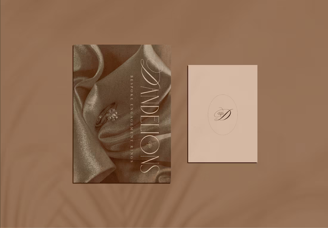 Cover image for Dandelions Engagement Rings (Visual Identity & AI Exploration) 