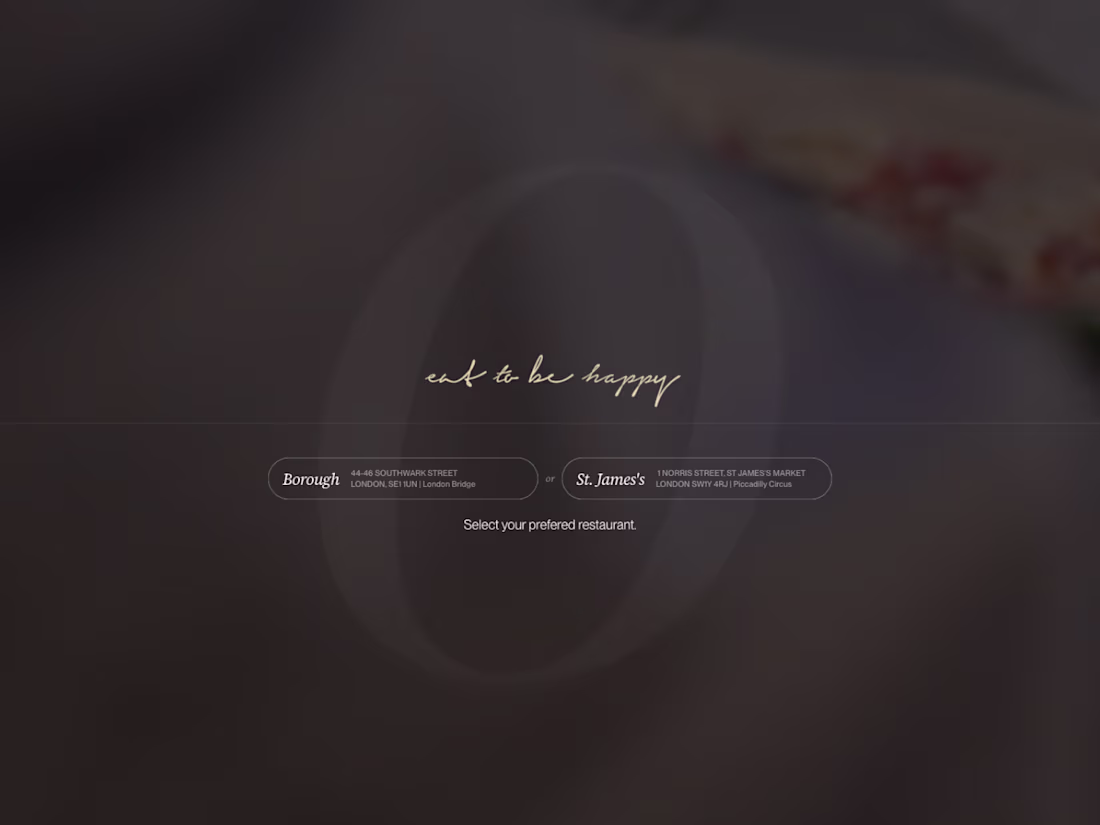 Cover image for Italian Restaurant → Framer Development