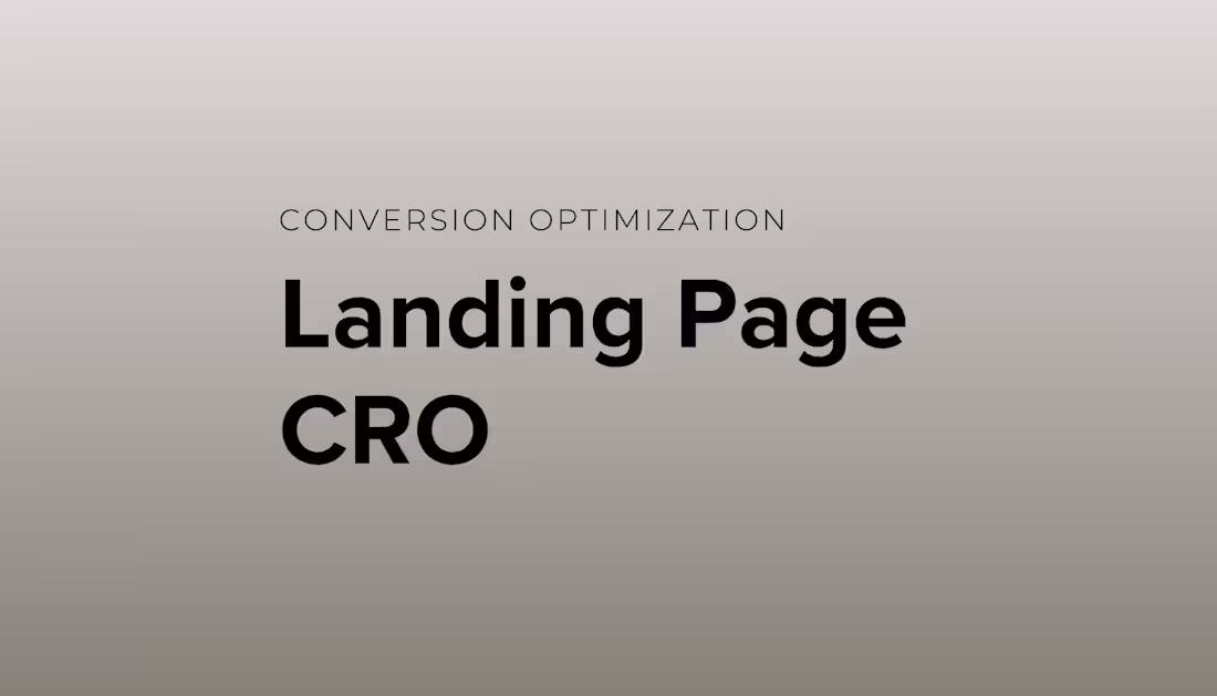 Cover image for SaaS Landing Page Conversion Optimization (CRO)