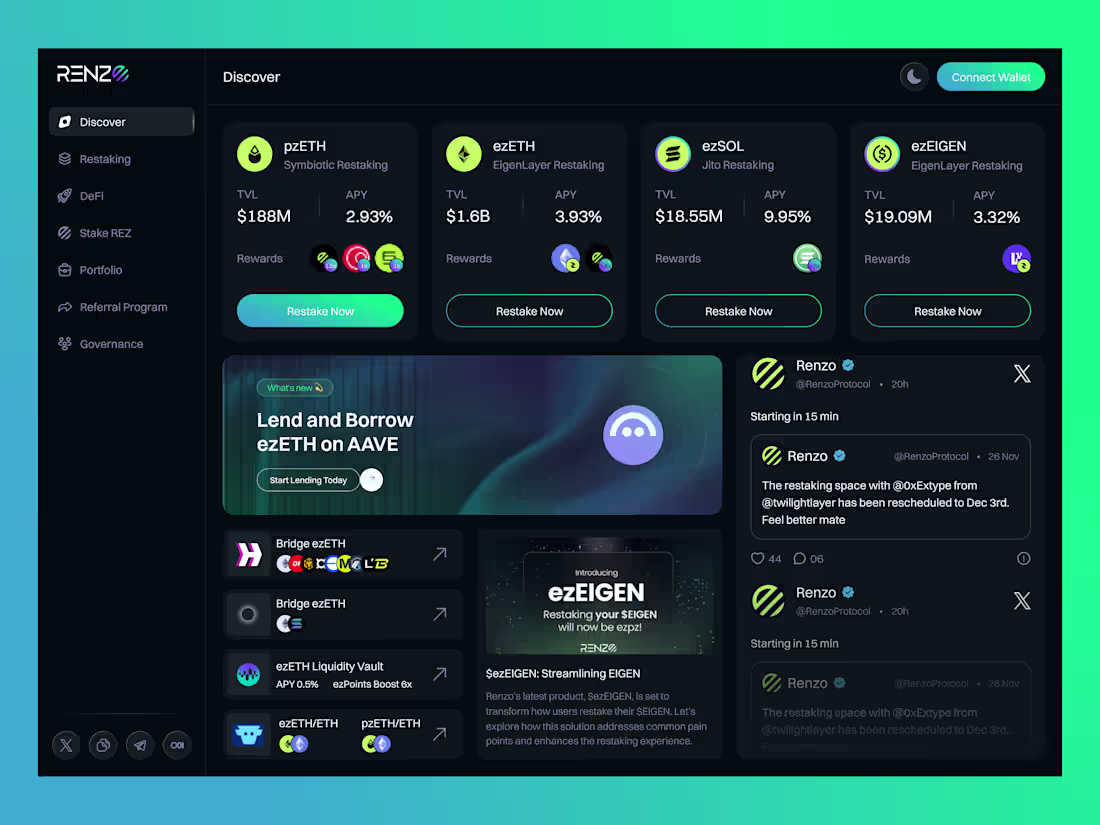 Cover image for DeFi Wallet Dashboard UI