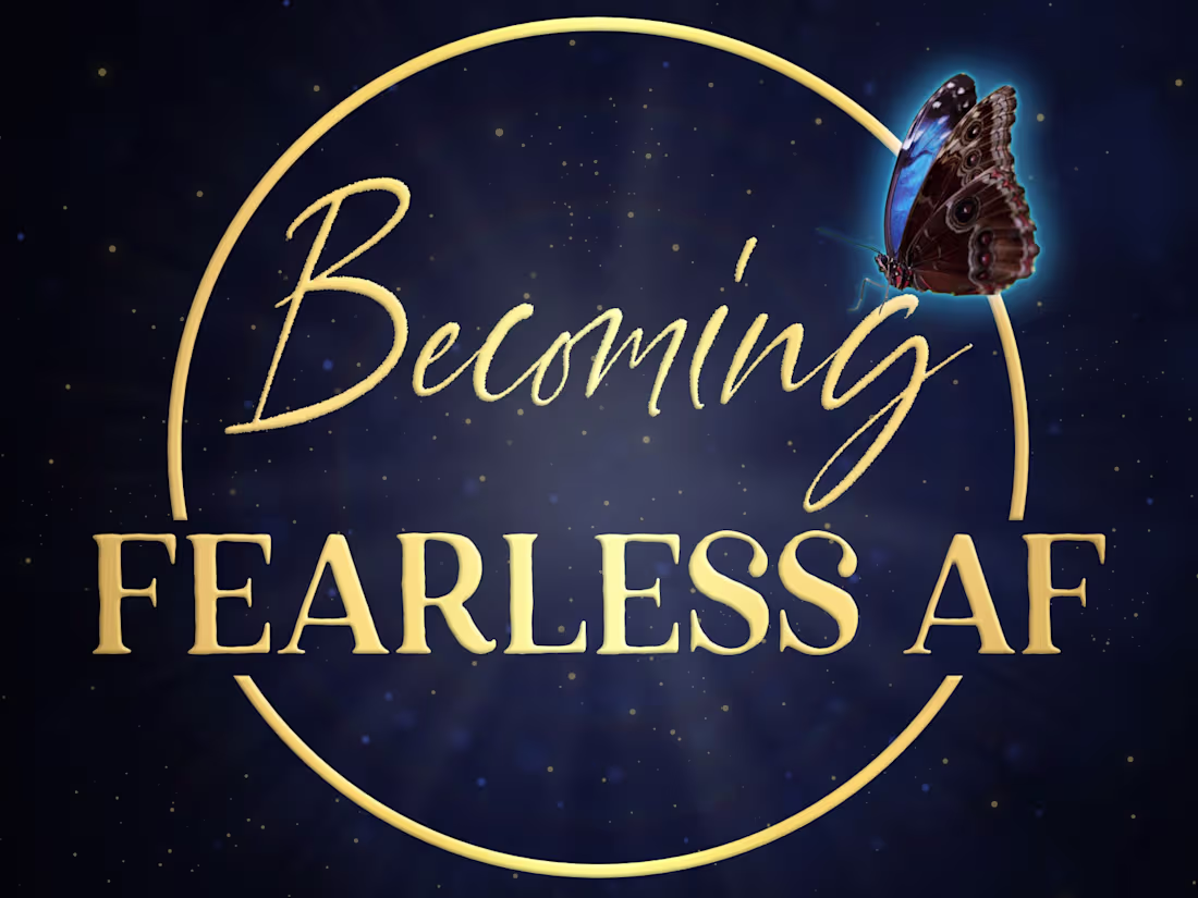 Cover image for Becoming Fearless AF - Book Cover