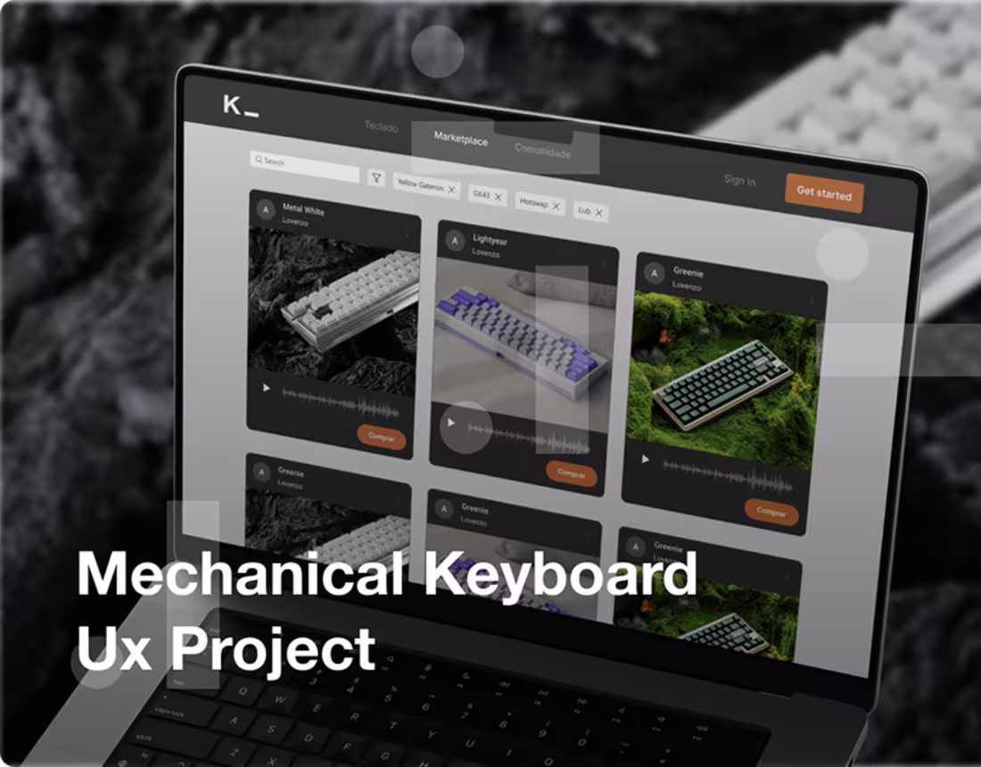 Cover image for Mechanical keyboard UX / Keebs MVP :: Behance