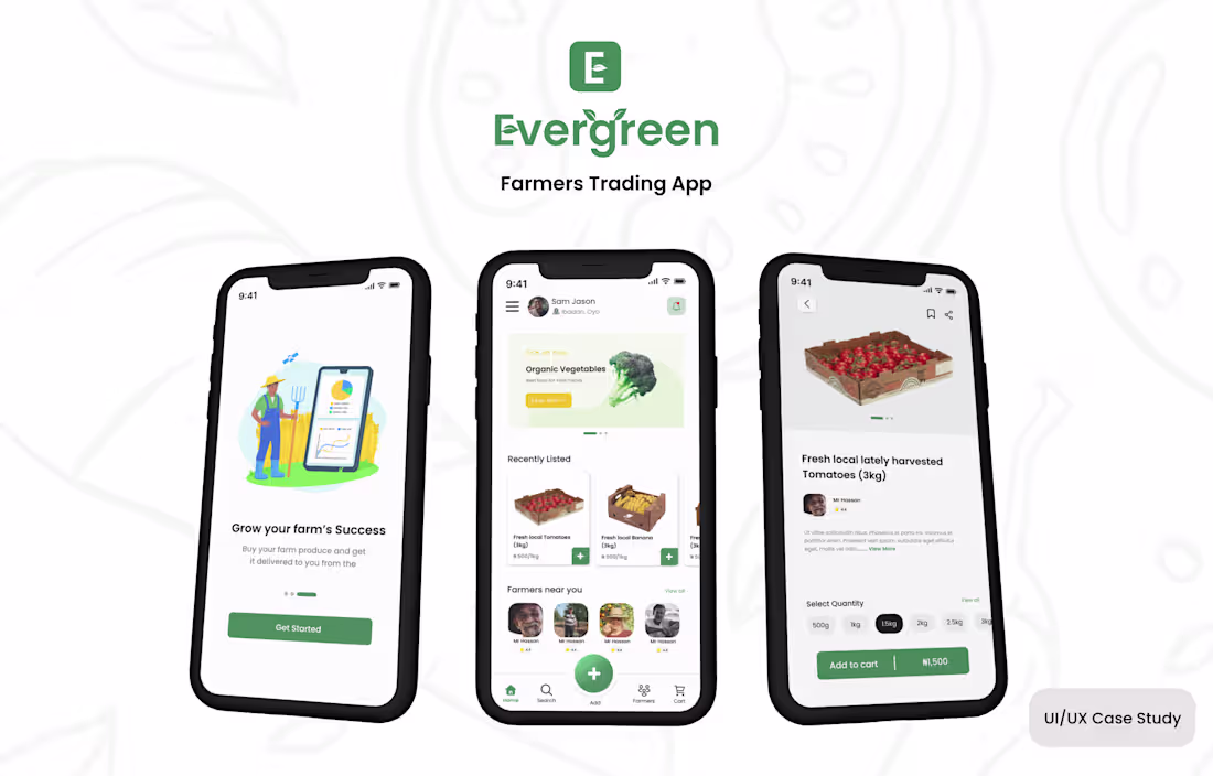 Cover image for Evergreen: A Farmers' Trading App 