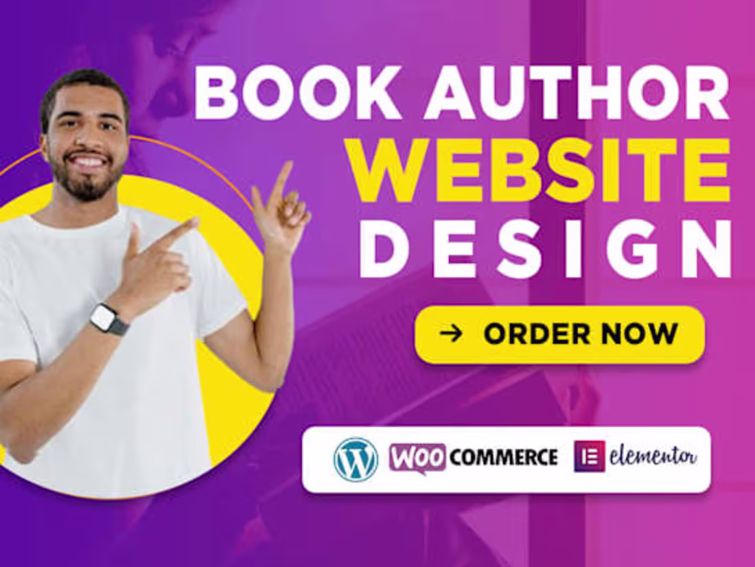 Cover image for Create a professional author website for books and E-books