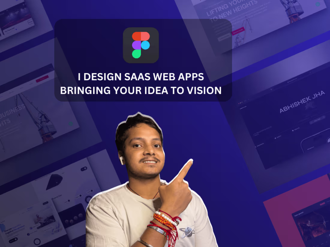 Cover image for I WILL DESIGN YOUR SAAS PLATFORM UI AND UX IN FIGMA 