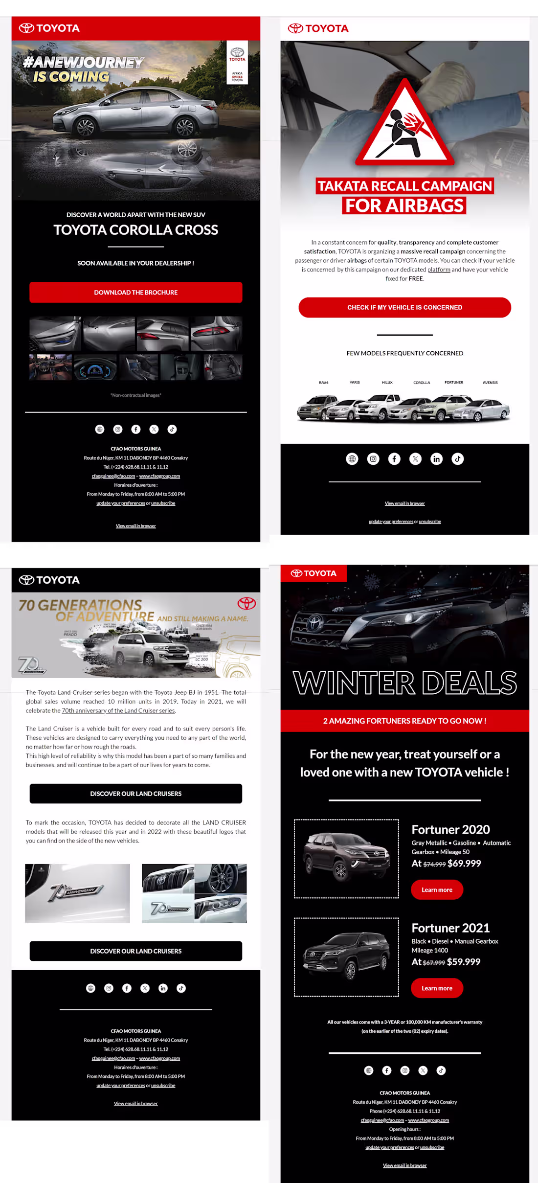 Cover image for TOYOTA | E-MAILING MARKETING MANAGEMENT