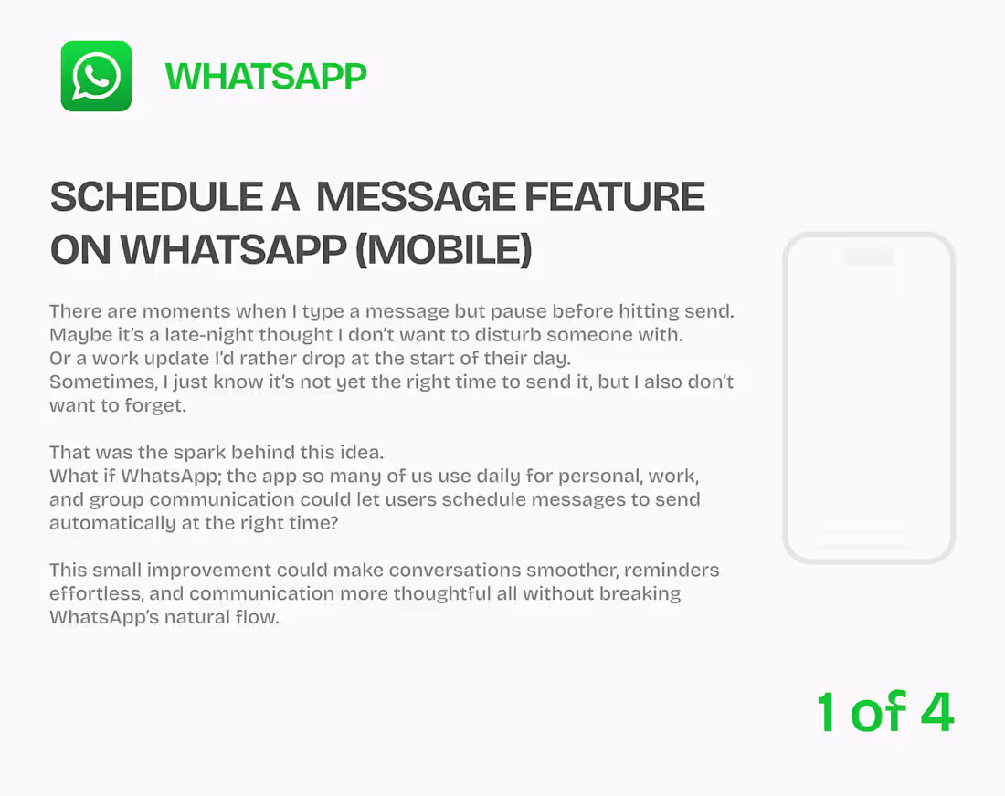 Cover image for What if WhatsApp could send messages even when you’re offlin...