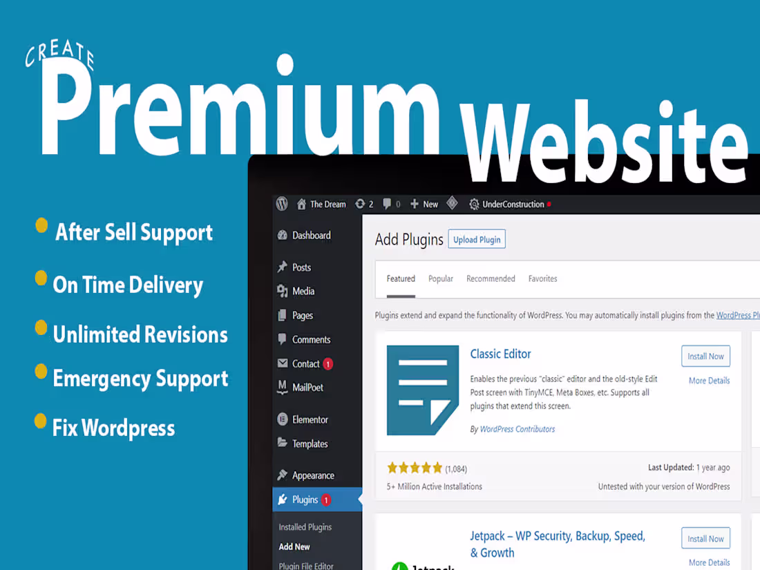 Cover image for WordPress Website Development