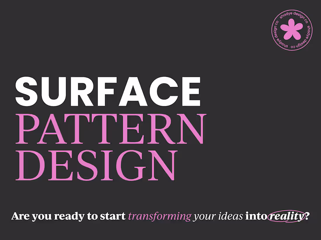 Cover image for Surface Pattern Design 👚