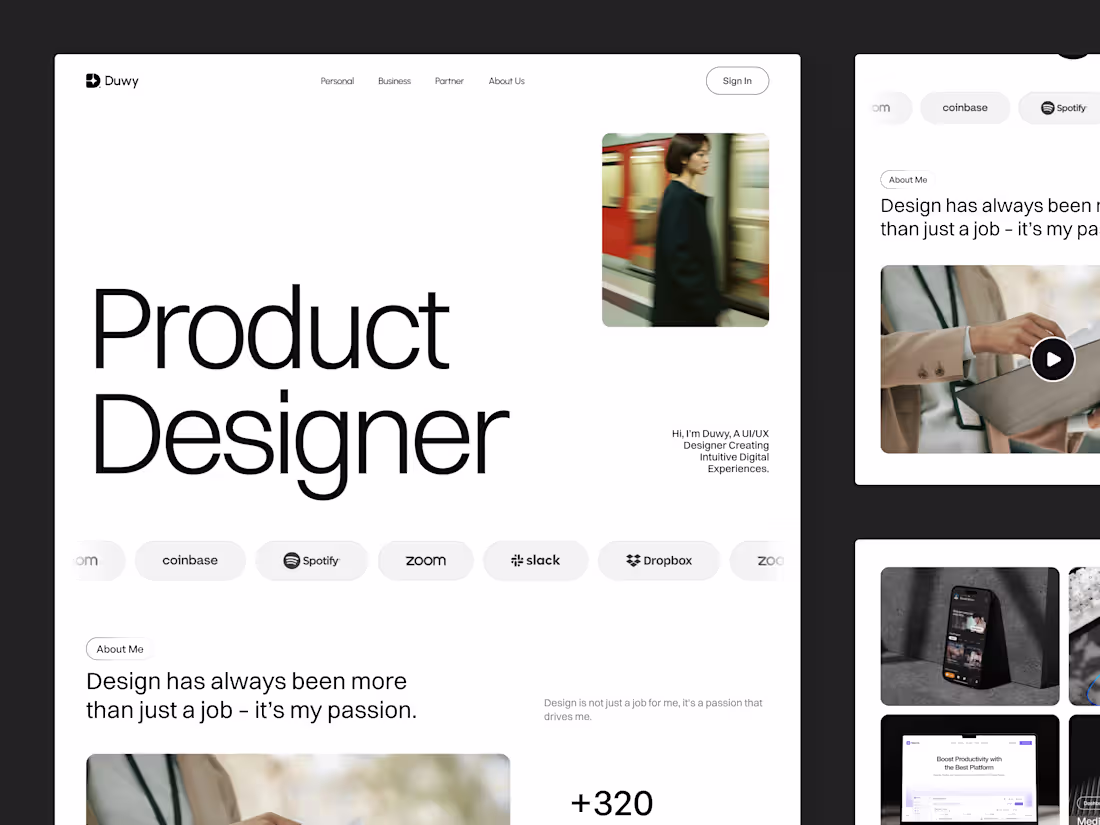 Cover image for Duwy - Personal Portfolio Website