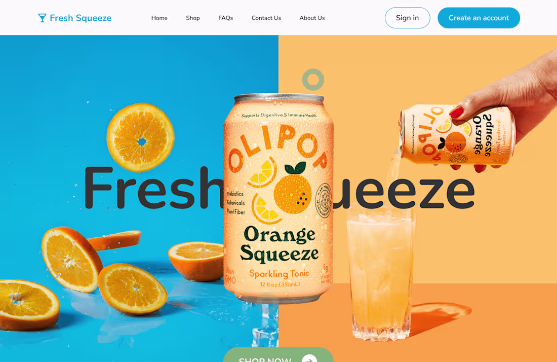 Cover image for Fresh Squeeze :: Behance