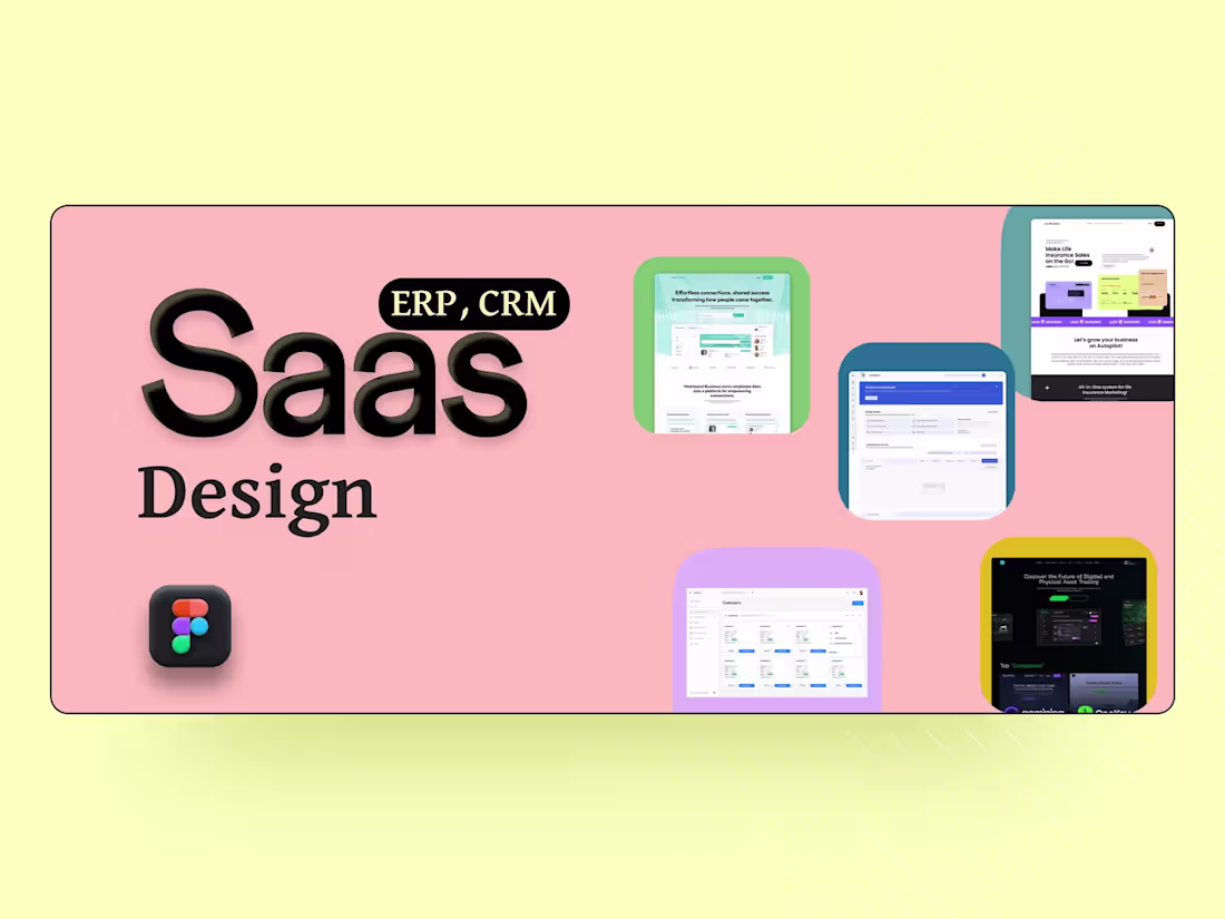 Cover image for SaaS (ERP, CRM) Design