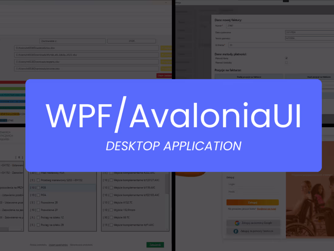 Cover image for I will create an WPF application.