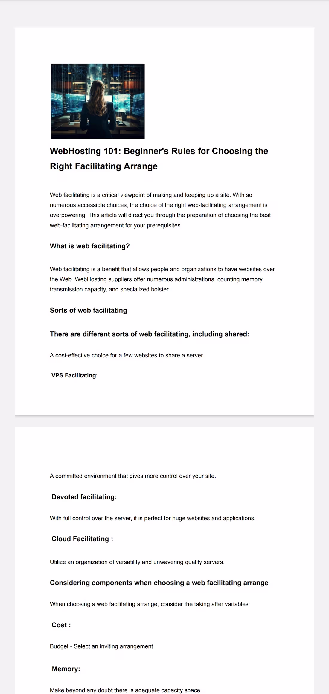 Cover image for Web Hosting 101: A Beginner’s