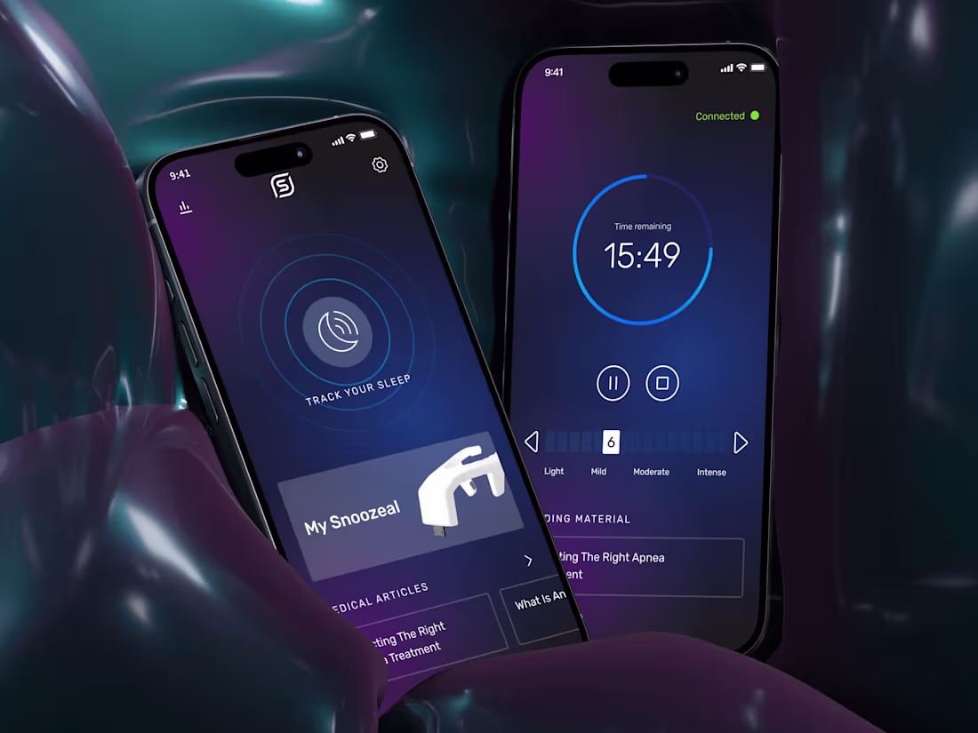 Cover image for MVP Product Design for iOS/Android Snoring Therapy App