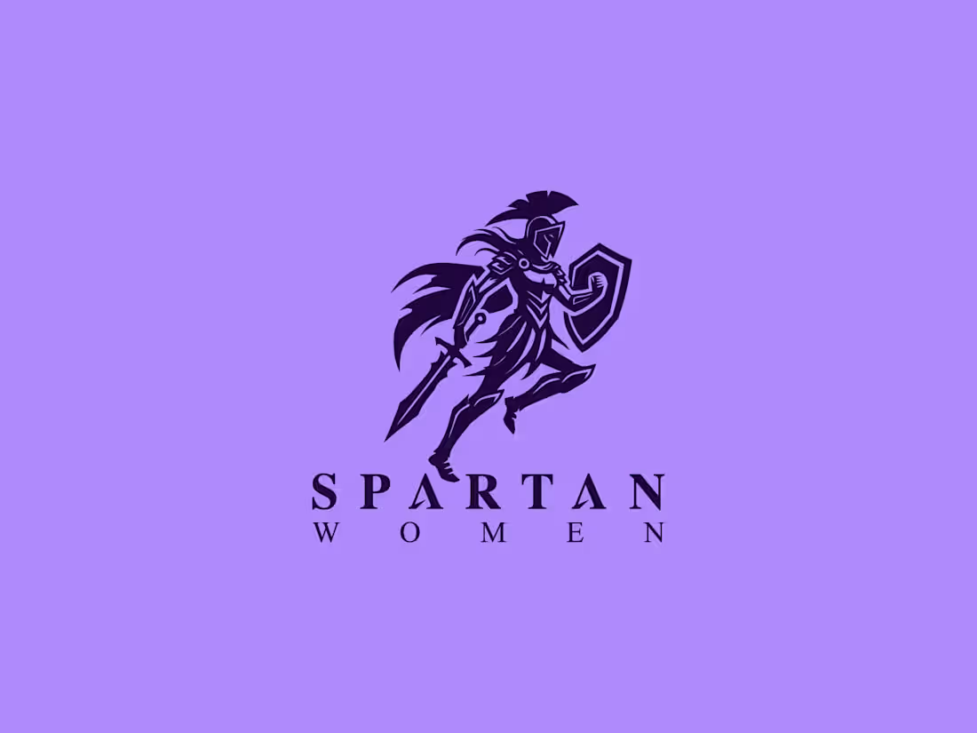 Cover image for Spartan Woman Vector Logo For Sale!