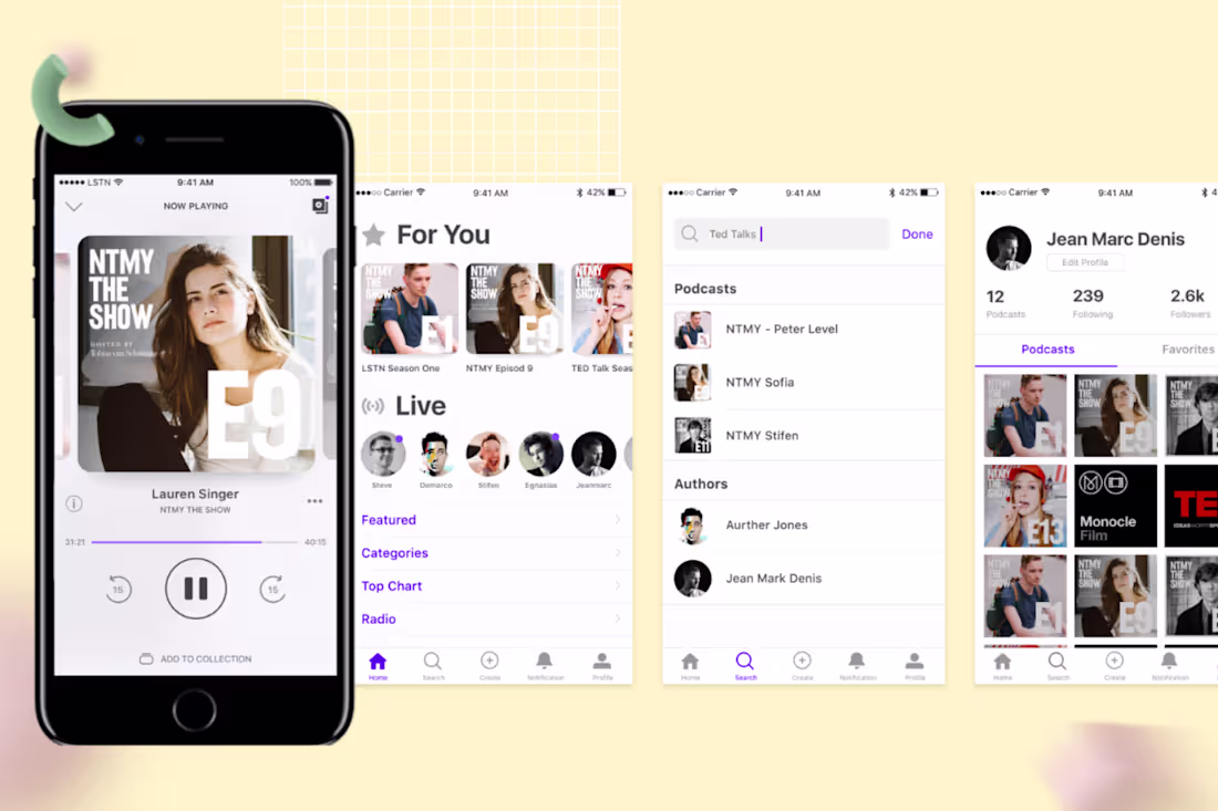Cover image for LSTN Podcast App