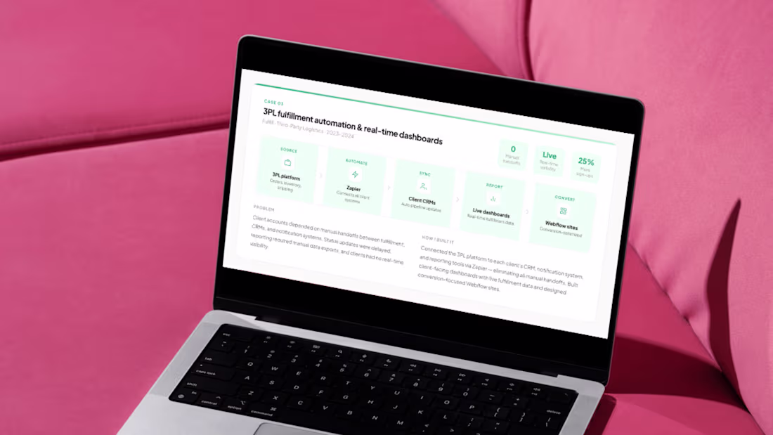 Cover image for 3PL Fulfillment Automation and Dashboard Revamp