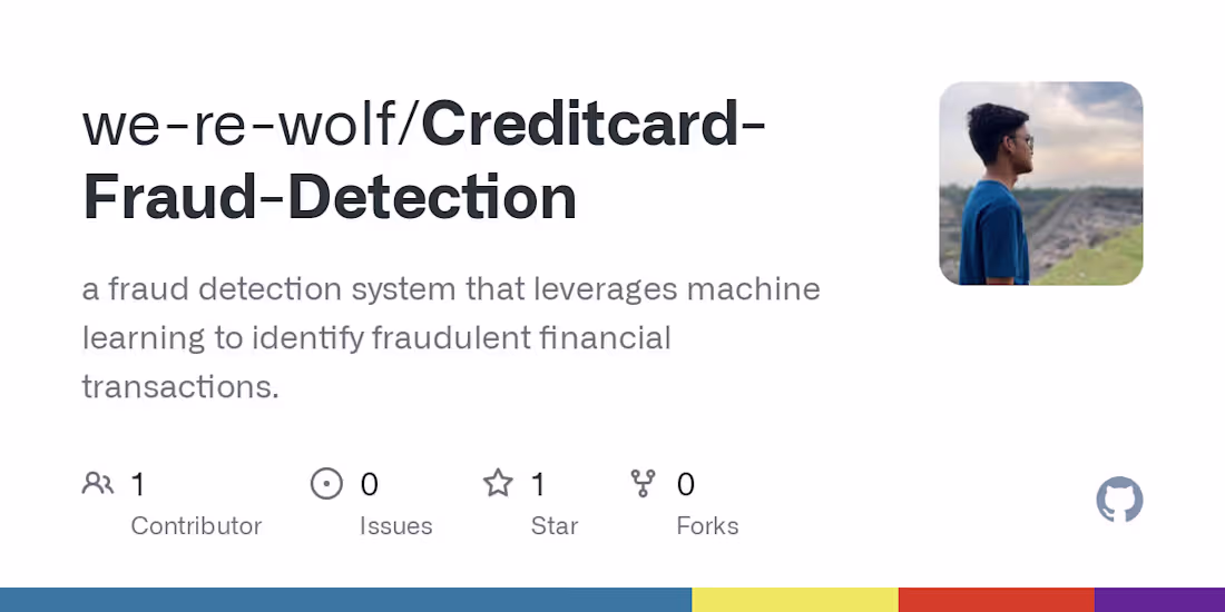Cover image for Credit Card Fraud Detection System Development