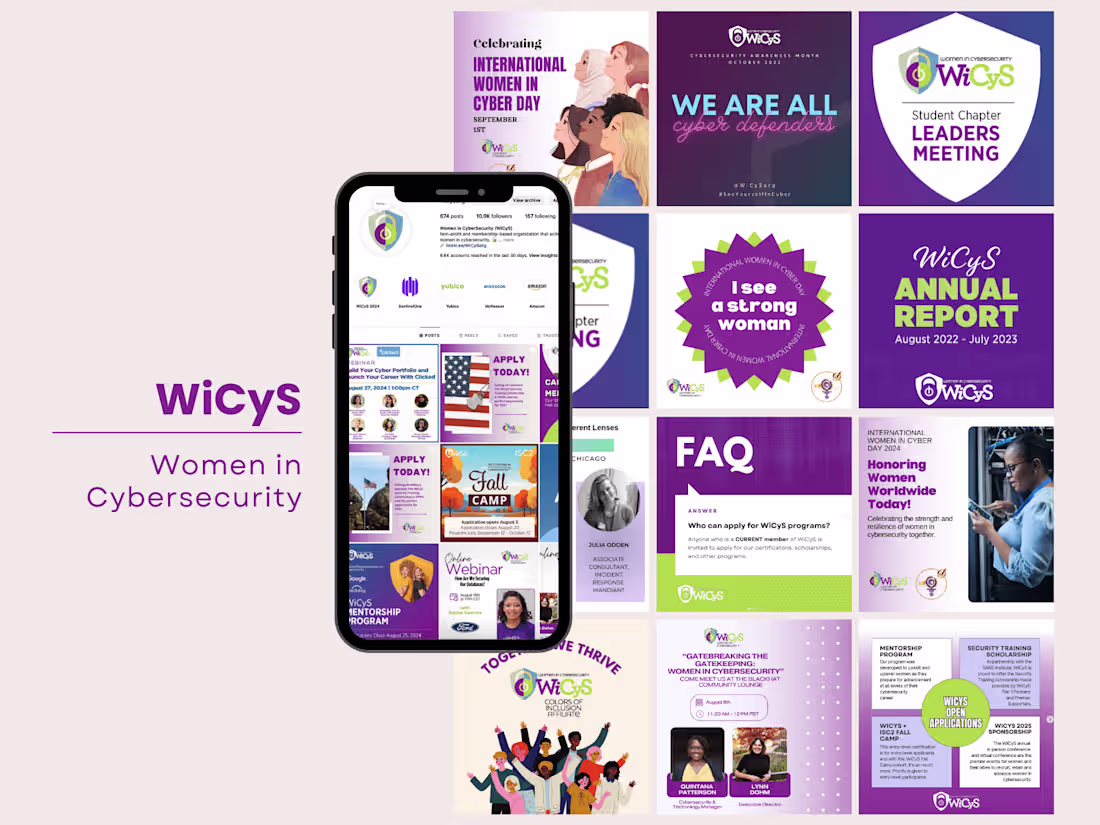 Cover image for WiCyS | Social Media + Community Management