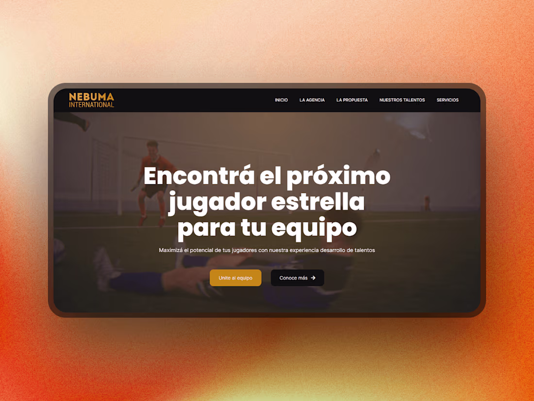 Cover image for NEBUMA – Descubre talentos deportivos excepcionales con nosotros