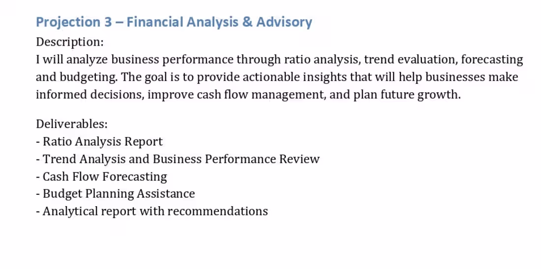 Cover image for Financial Analysis & Advisory