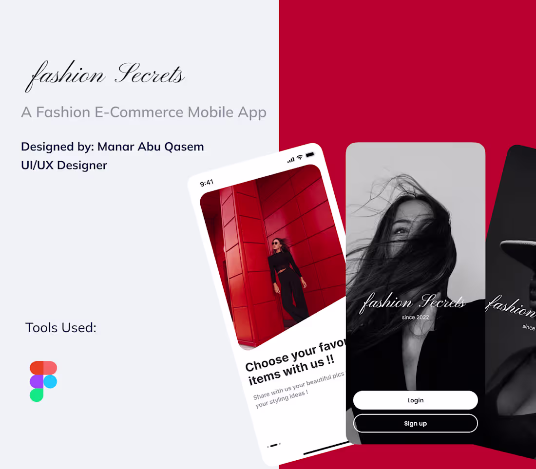 Cover image for Fashion E-commerce Mobile App- UI/UX Design
