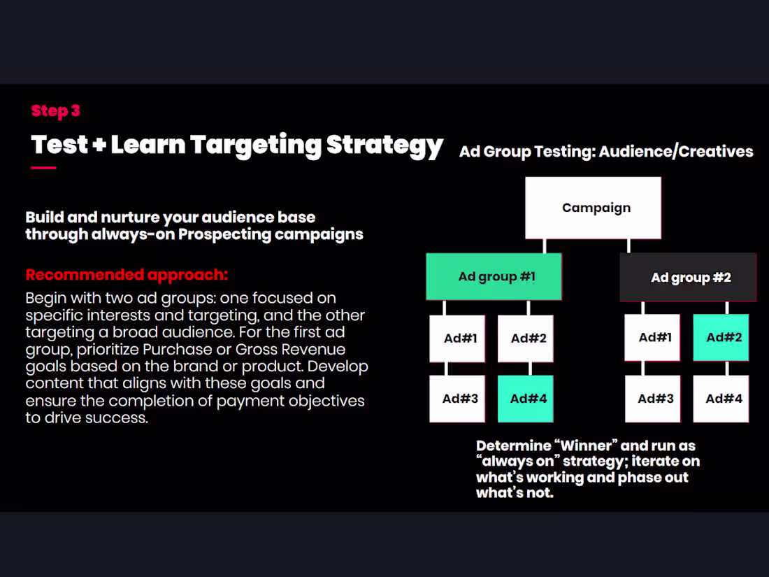 Cover image for TikTok Ads Test, Learn, and Targeting Strategy