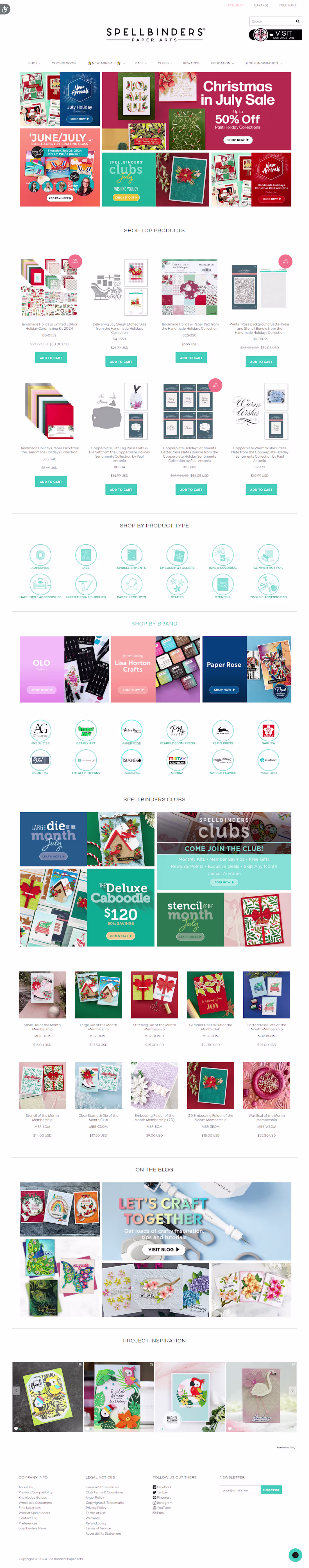 Cover image for Spellbinderspaperarts