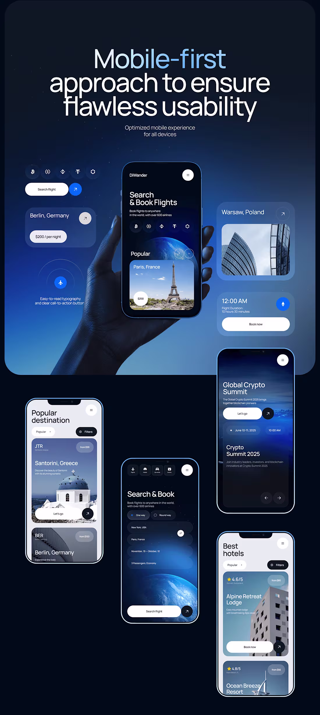 Cover image for Flight & Travel Booking Platform (Web & Mobile UI)
