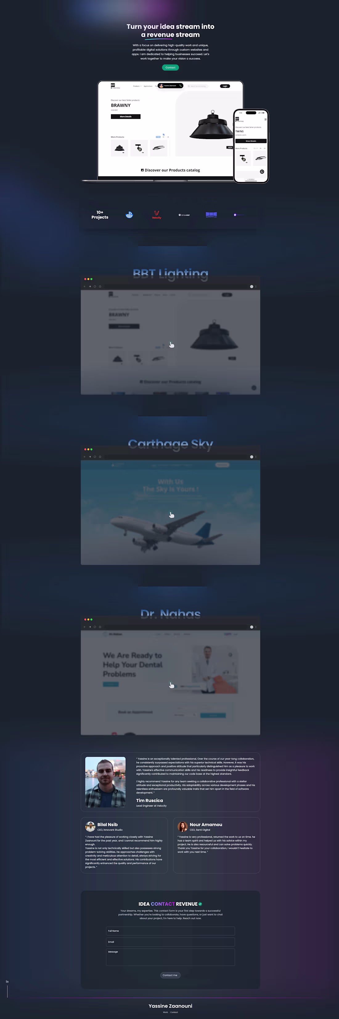 Cover image for Yassine Zaanouni Portfolio