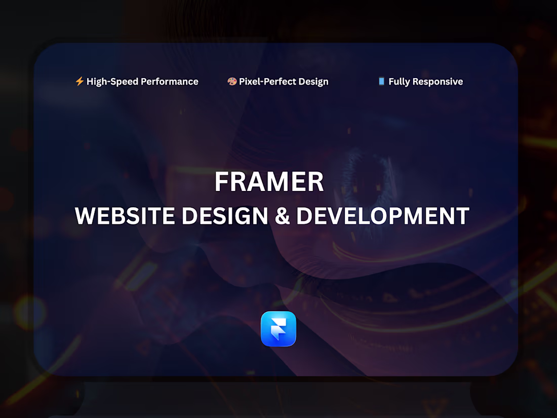 Cover image for Framer - Website Design & Development