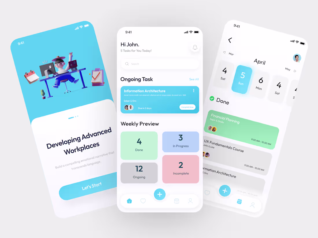 Cover image for Task Manager App UI/UX Design