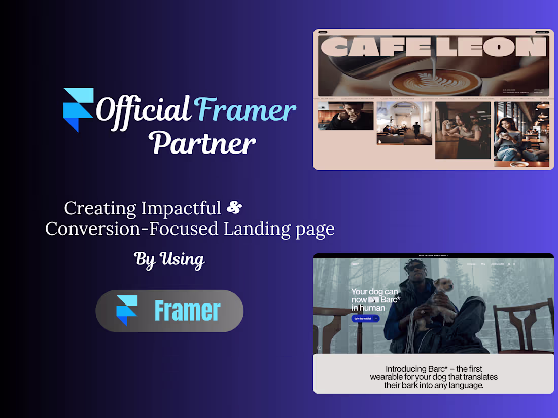 Cover image for Custom Framer Landing Pages | Engaging & High-Converting Designs