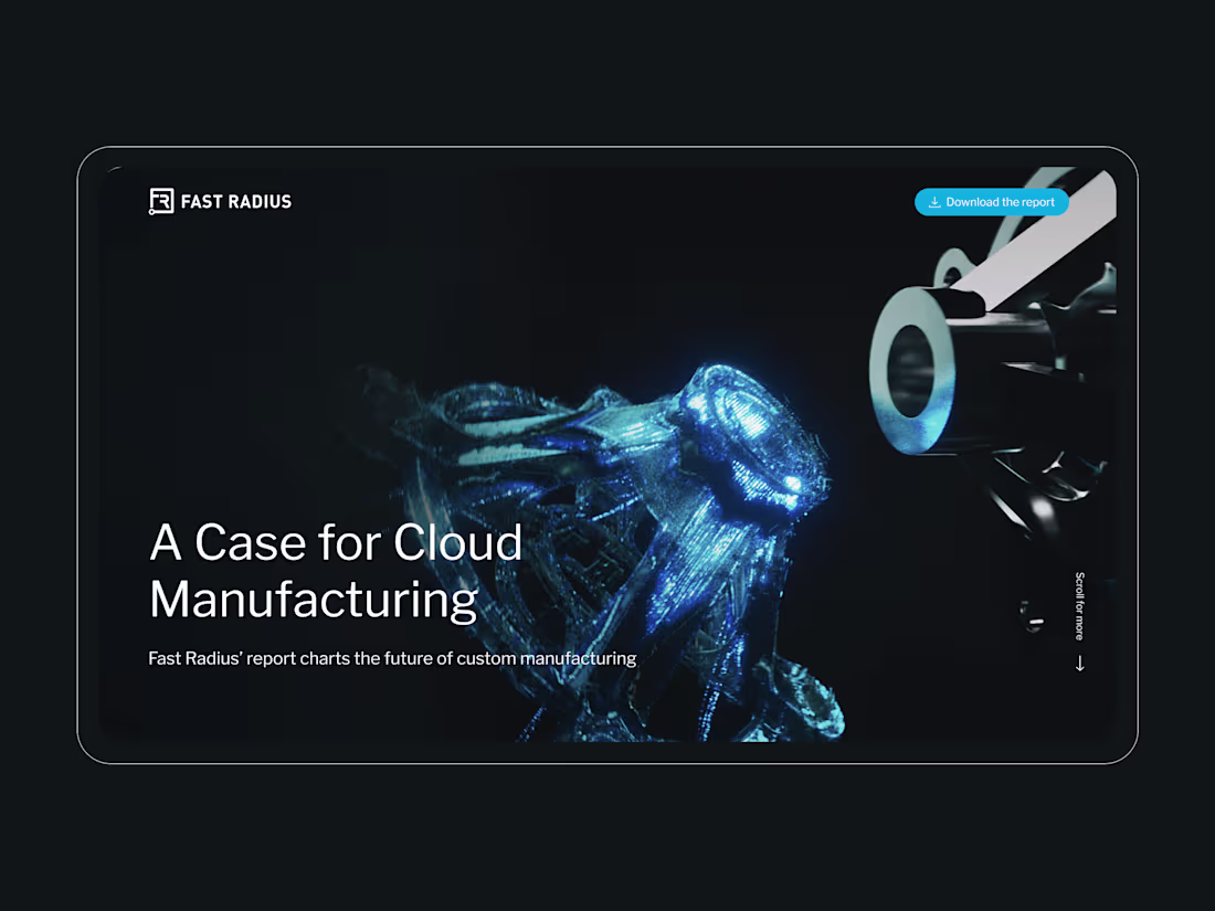 Cover image for Fast Radius Interactive Data Report