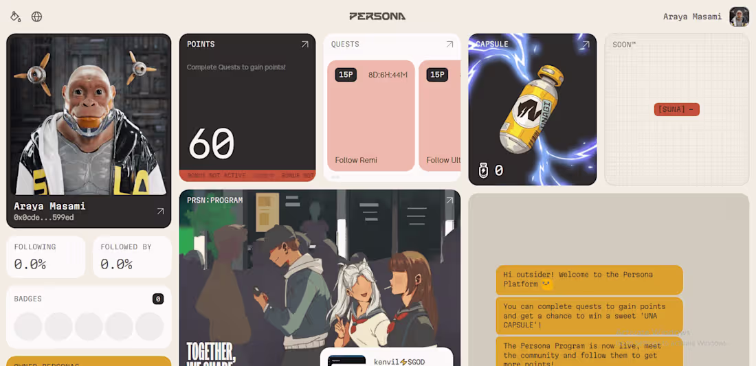 Cover image for Persona Journey