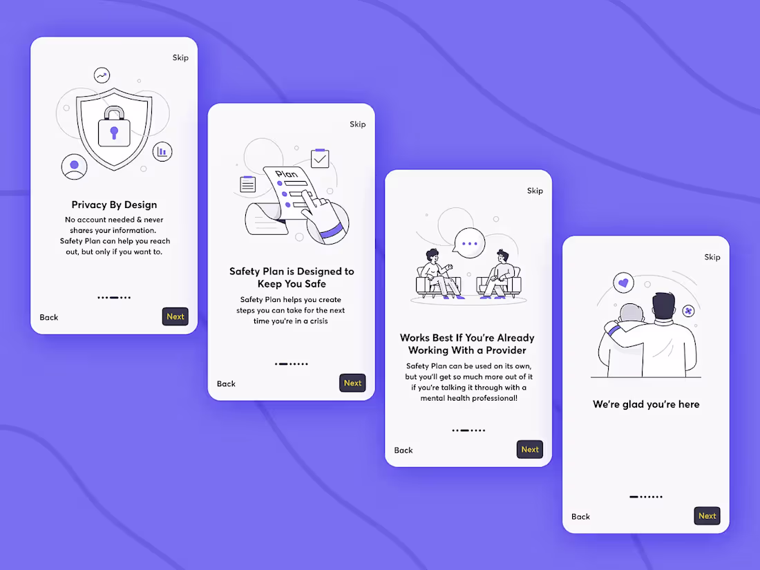 Cover image for Illustrations & Icons for Safety Plan App