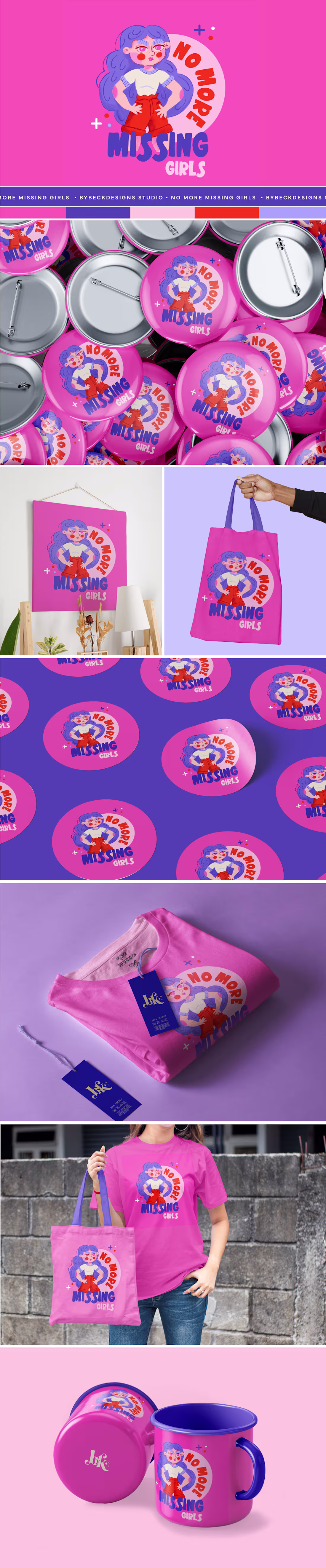 Cover image for No More Missing Girls - Illustration