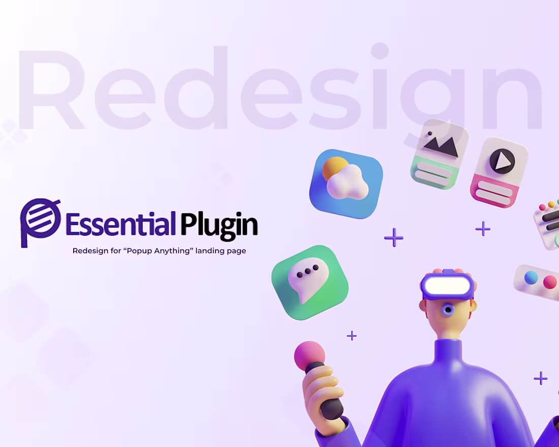 Cover image for Redesign for Popup Anything Landing page :: Behance