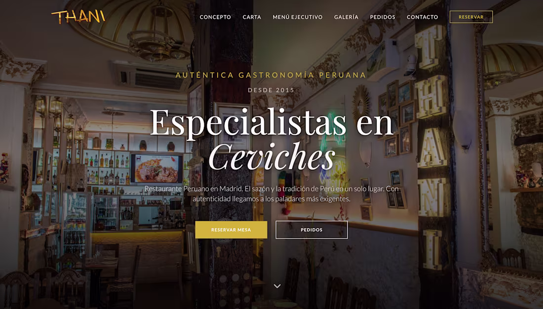 Cover image for Restaurant Page