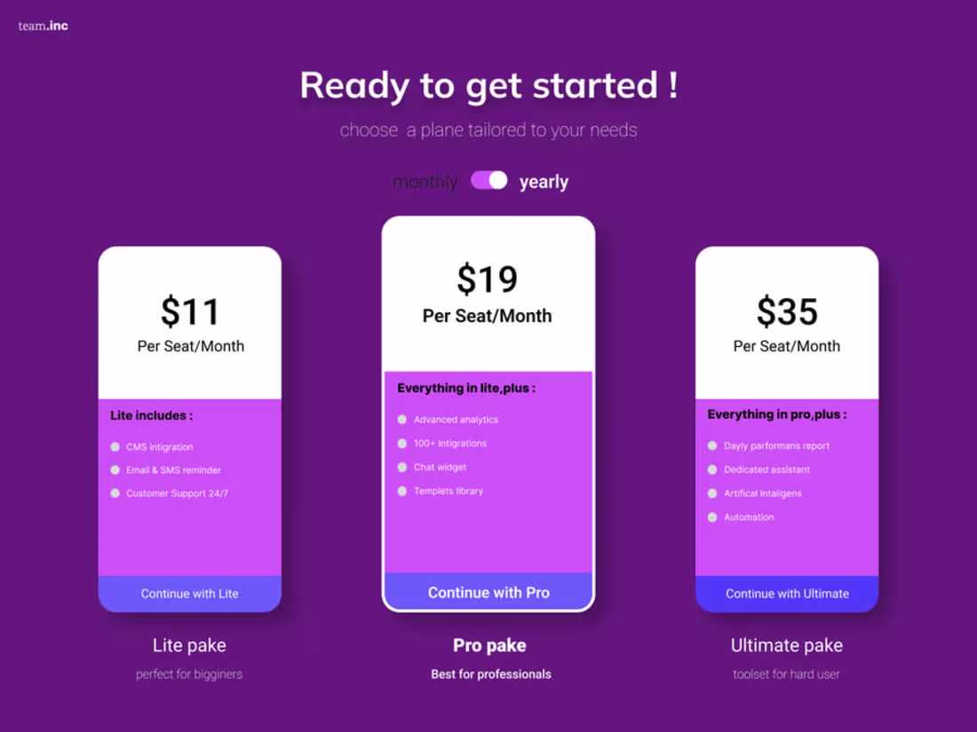 Cover image for pricing cards