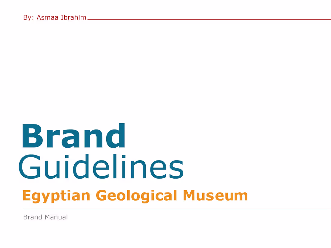 Cover image for EGYPTIAN GEOLOGICAL MUSEUM "GRADUATION PROJECT'