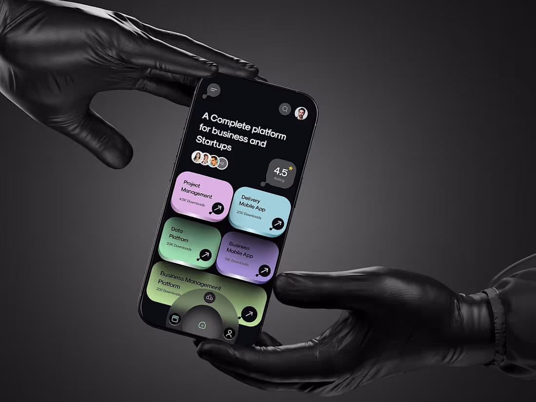 Cover image for I will create pixelperfect highfidelity mobile app UI designs