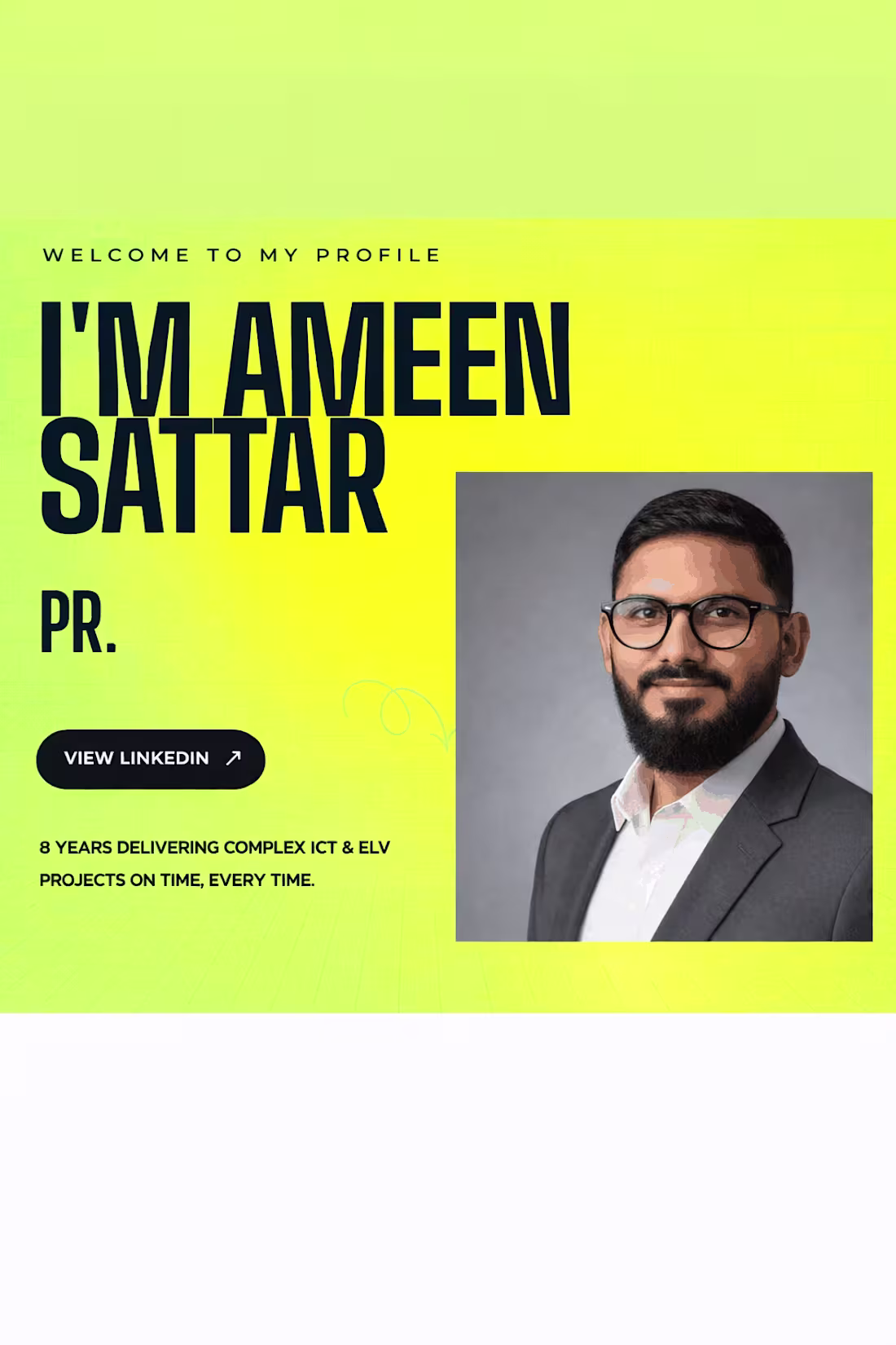 Cover image for Personal Portfolio and landing page